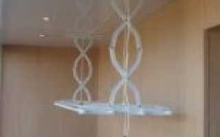 Компактная настенная складываемая сушилка для белья своими руками из подручных средств