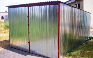 Гараж из металла — это легко и просто