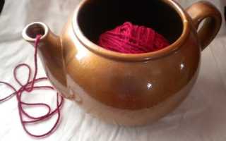 Светящаяся гирлянда с шарами из ниток