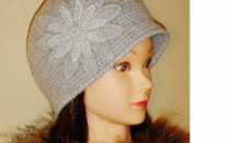 Шляпка клош крючком: выкройка своими руками с фото и видео