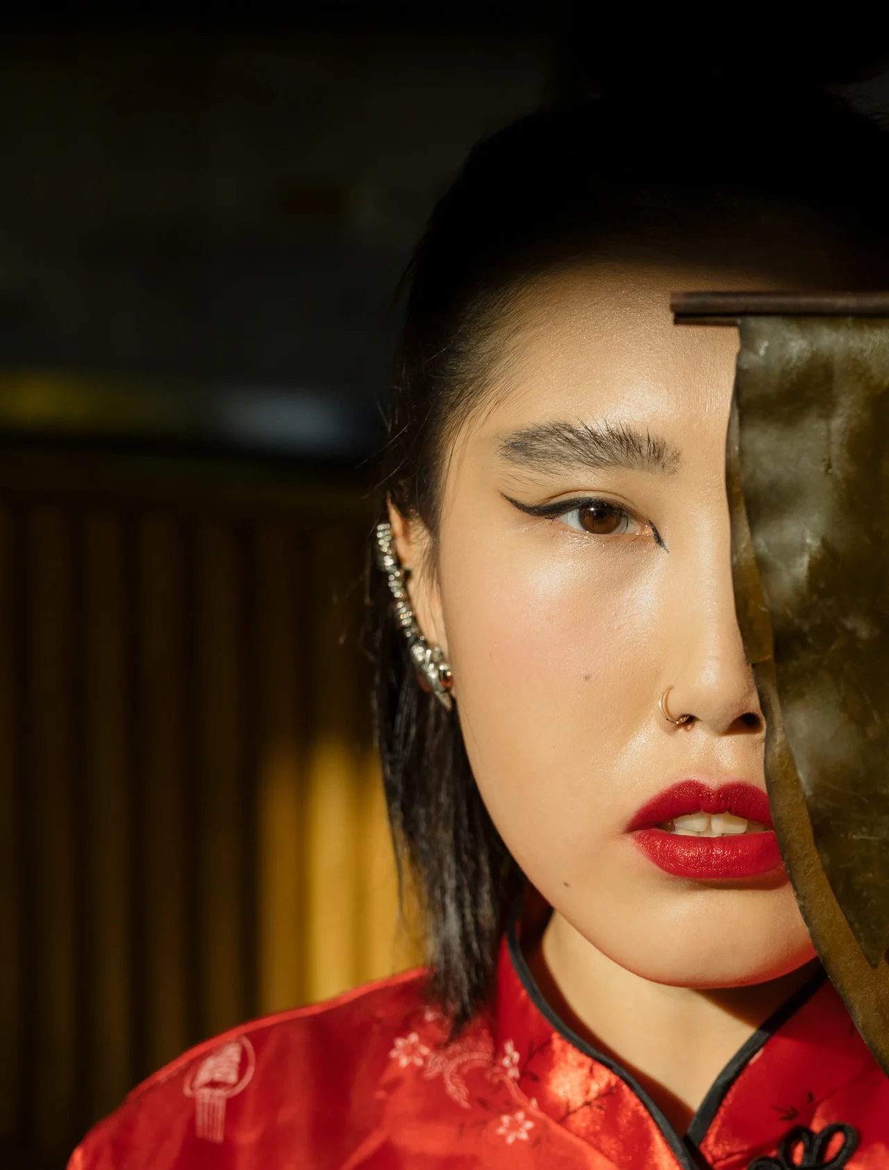 девушка с водорослями