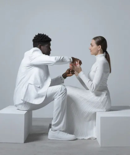 девушка и парень