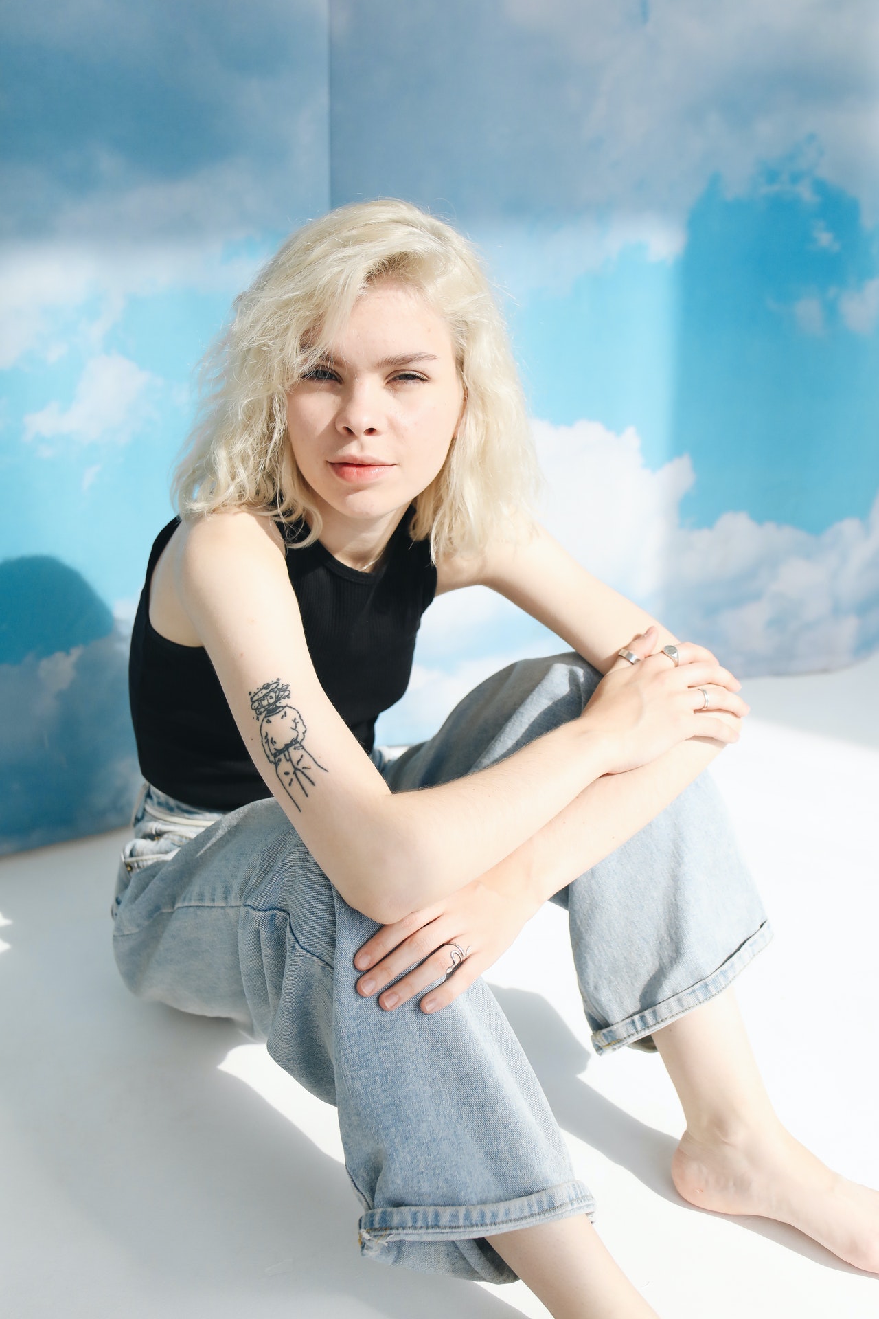 девушка с тату