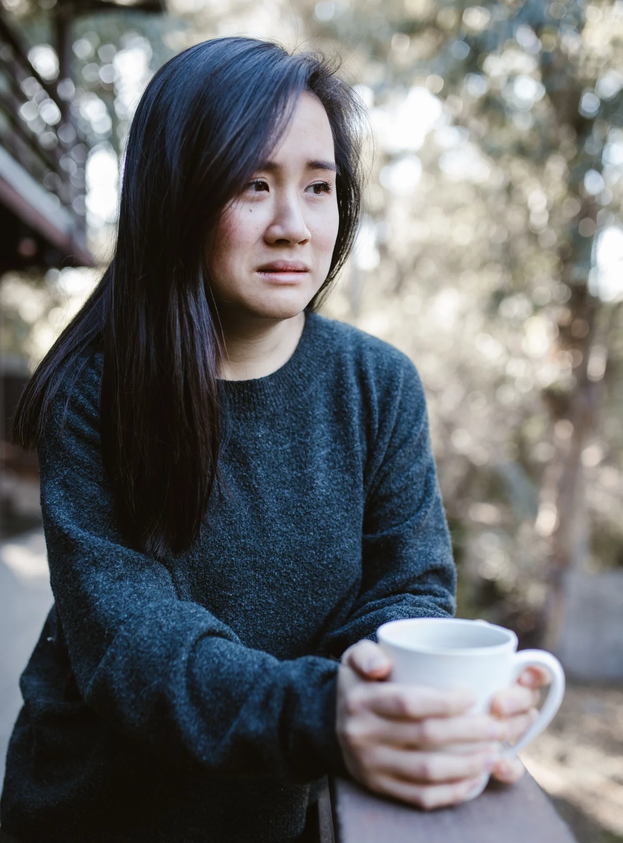 грустная девушка