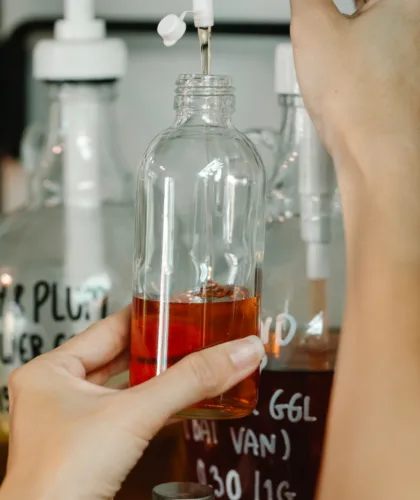 флакон с гелем