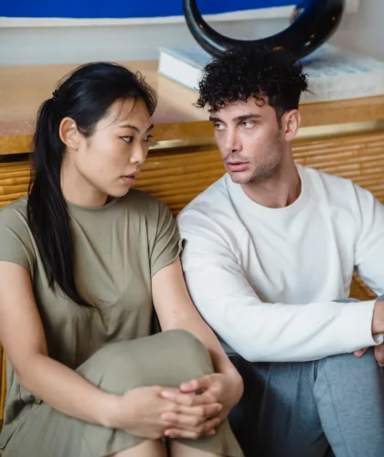 девушка и парень